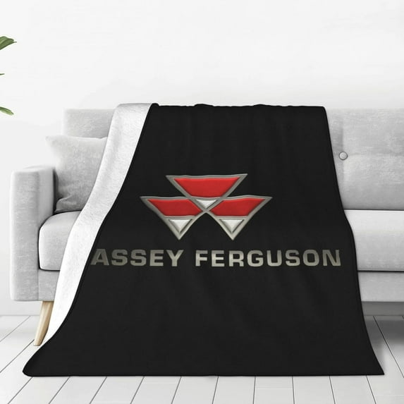 Massey Ferguson Blanket Large Luxury Fleece Soft Anti-Static Anti-Pilling Flannel Bed Blanket