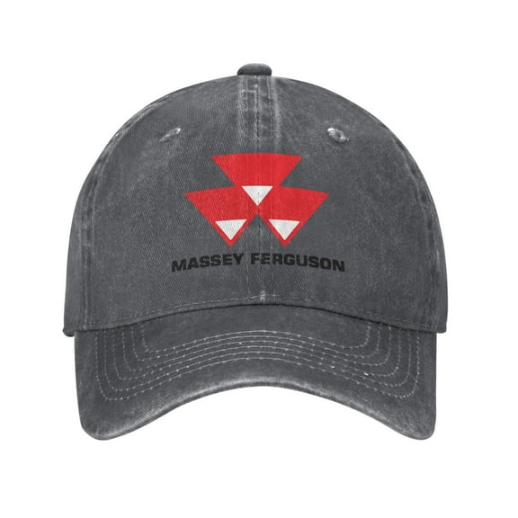 Massey Ferguson Logo Cowboy Hat Baseball Hat Trucker Hat For Men Women Retro Denim Hats Baseball Cap Dad Hat
