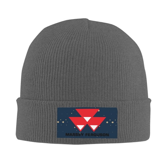 Massey Ferguson Logo Men Women Knitted Hat Adult Knit Beanie For Fall Winter Knit Hat Cap