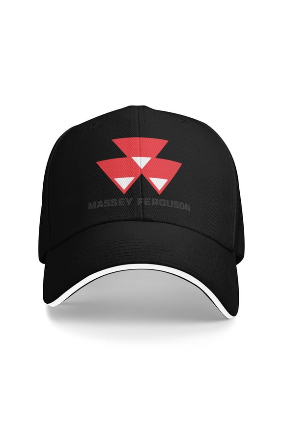 Massey Ferguson Logo Unisex Sandwich Cap Classic Baseball Capunisex Adjustable Casquette Dad Hat