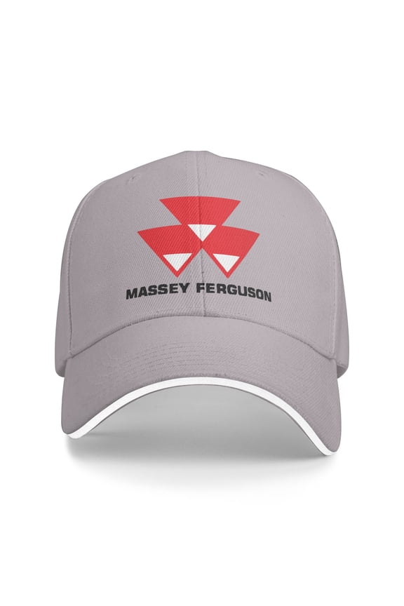 Massey Ferguson Logo Unisex Sandwich Cap Classic Baseball Capunisex Adjustable Casquette Dad Hat
