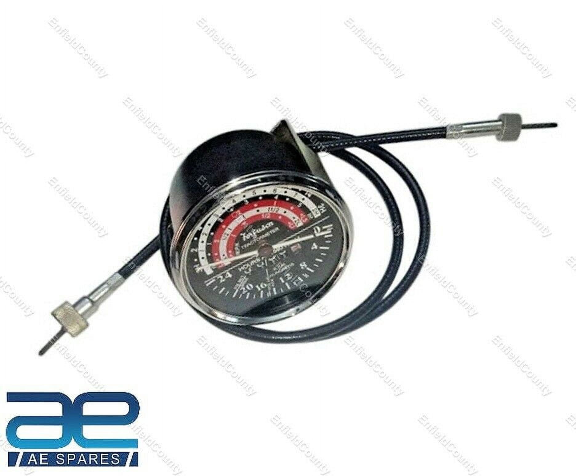 Massey Ferguson Tachometer With Cable For MF35 MF50 MF65 MF135 MF150