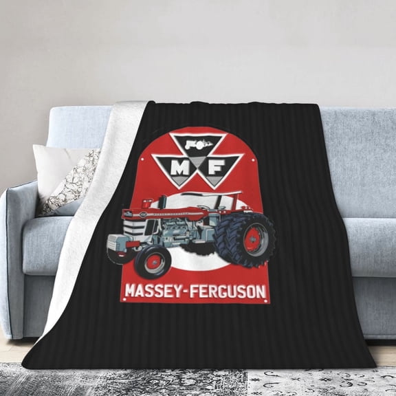 Massey Ferguson Ultra-Soft Micro Fleece Blanket Multi-Size Flannel Blanket
