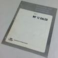 thumbnail image 1 of Massey Fergusson Mf 12 Baler Assembly And Pre-Delivery Instructions Manual, 1 of 1