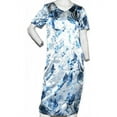 thumbnail image 1 of Masseys Women's French Cuff Jacket With Dress in Blue/White/Multi - 18W, 1 of 3