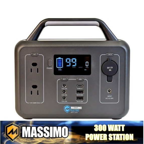 Massimo 300W Power Station with 9 Charging Outlets