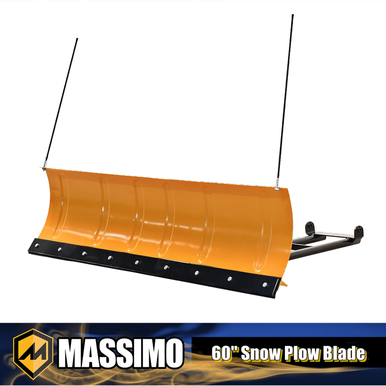 Universal 60-Inch UTV Snowplow Replacement Poly Wear Bar Edge - Heavy Duty UHMW