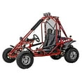 thumbnail image 1 of Massimo GKA 200 169cc EFI Adult Go Kart with 10HP Engine, 2WD Off-Road Go Cart, Dual Seats, Red, 1 of 16