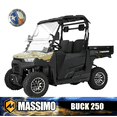 thumbnail image 1 of Massimo Buck 250 Side by Side UTV 12hp, 177cc, 6.5 cf. Dumping Cargo Bed -Quicksand, 1 of 11