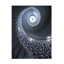 Massimo Cuomo 'Tulip Stairs' Canvas Art - 14 x 19 Inches