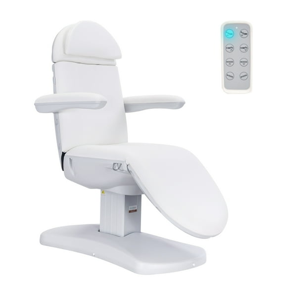 Massimo Electric Spa Treatment Table 4 Motors Massage Bed, Spa Resort Salon Tattoo Equipment, White