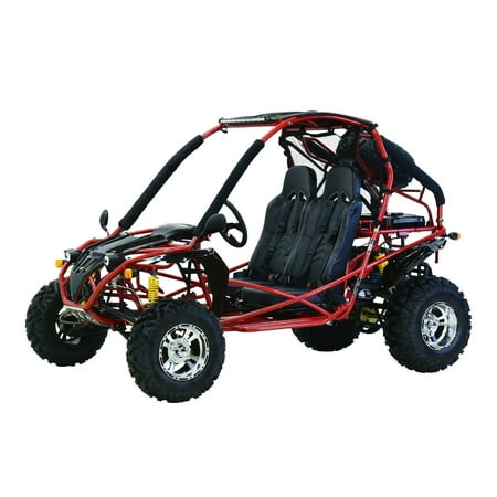 Massimo 170cc Go Kart, Adult Gasoline Powered Go Cart, 10HP, 4 Stroke, 2WD, GKD200s - Red