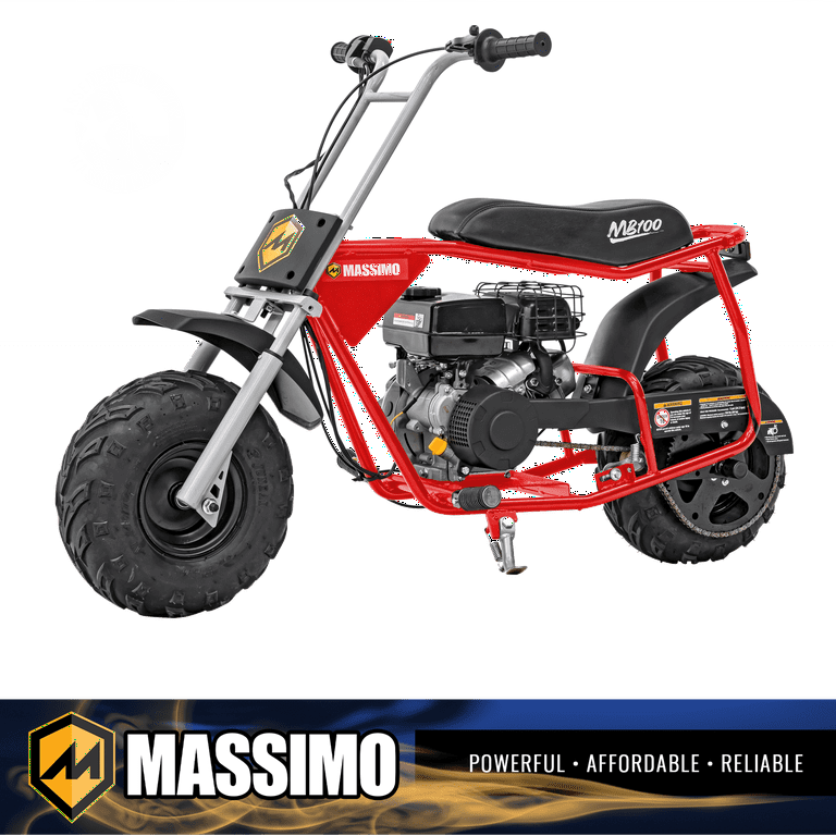 速くおよび自由な MB100 Massimo Minibike Bike Trail Powered, Gas 2.5HP, 79cc 鍵盤楽器