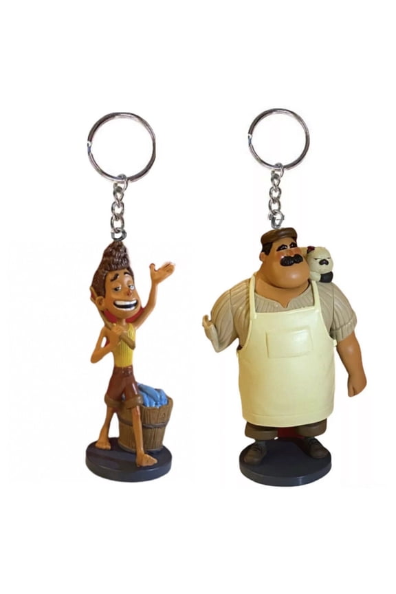 Massimo Machiavelli & Alberto Boy Key Ring Keychain Ornament Figure Charm Luca New