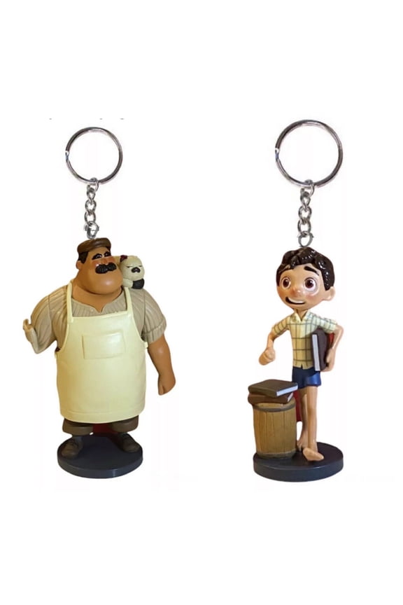 Massimo Machiavelli & Luca Boy Key Ring Keychain PVC Ornament Figure Charm 3 New