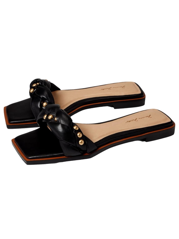 Calista Studded Slide Black MM-441006-001 Women's Size 6