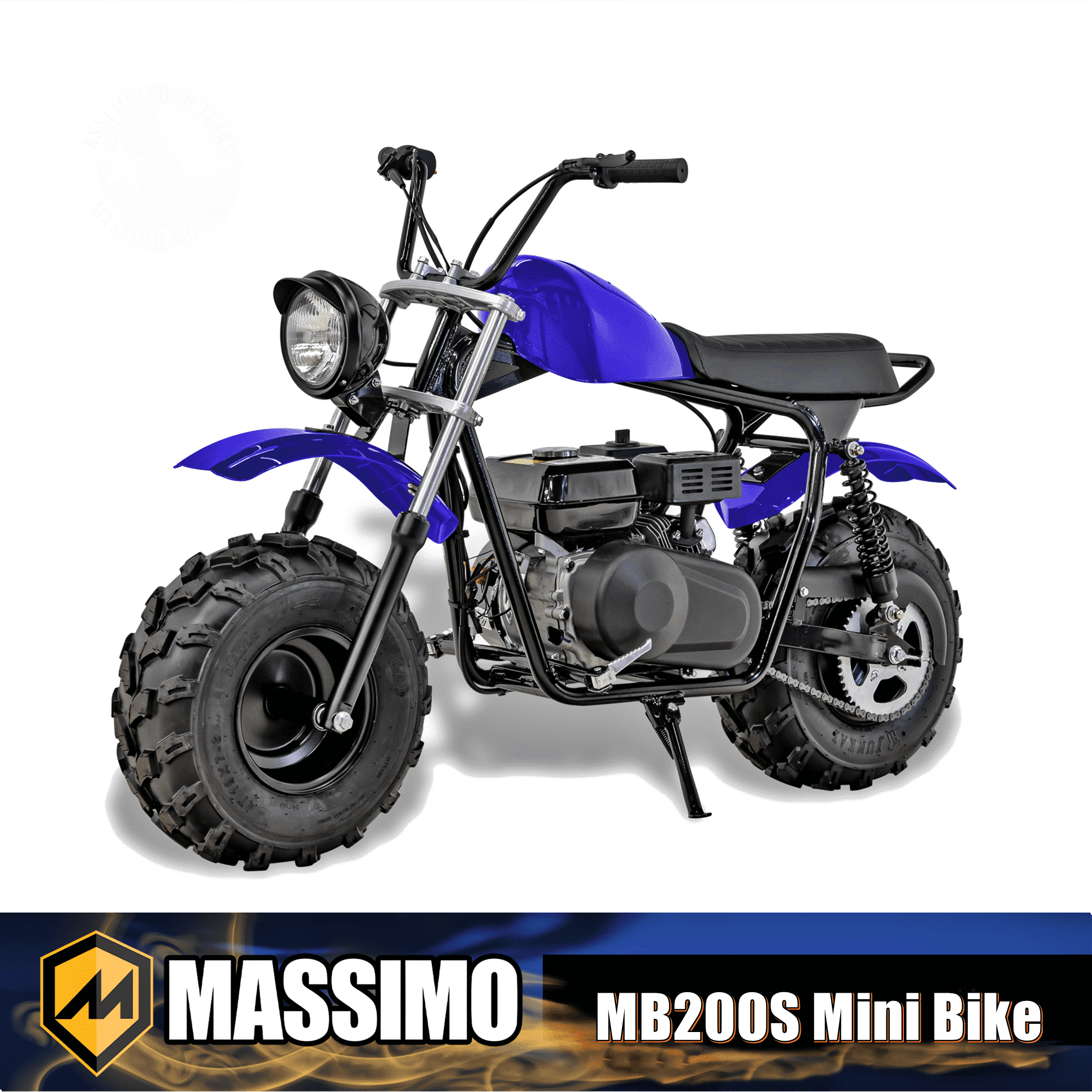 Massimo 196cc 7.5HP 4 Stroke Mini Dirt Bike, Gas Powered, Off Road