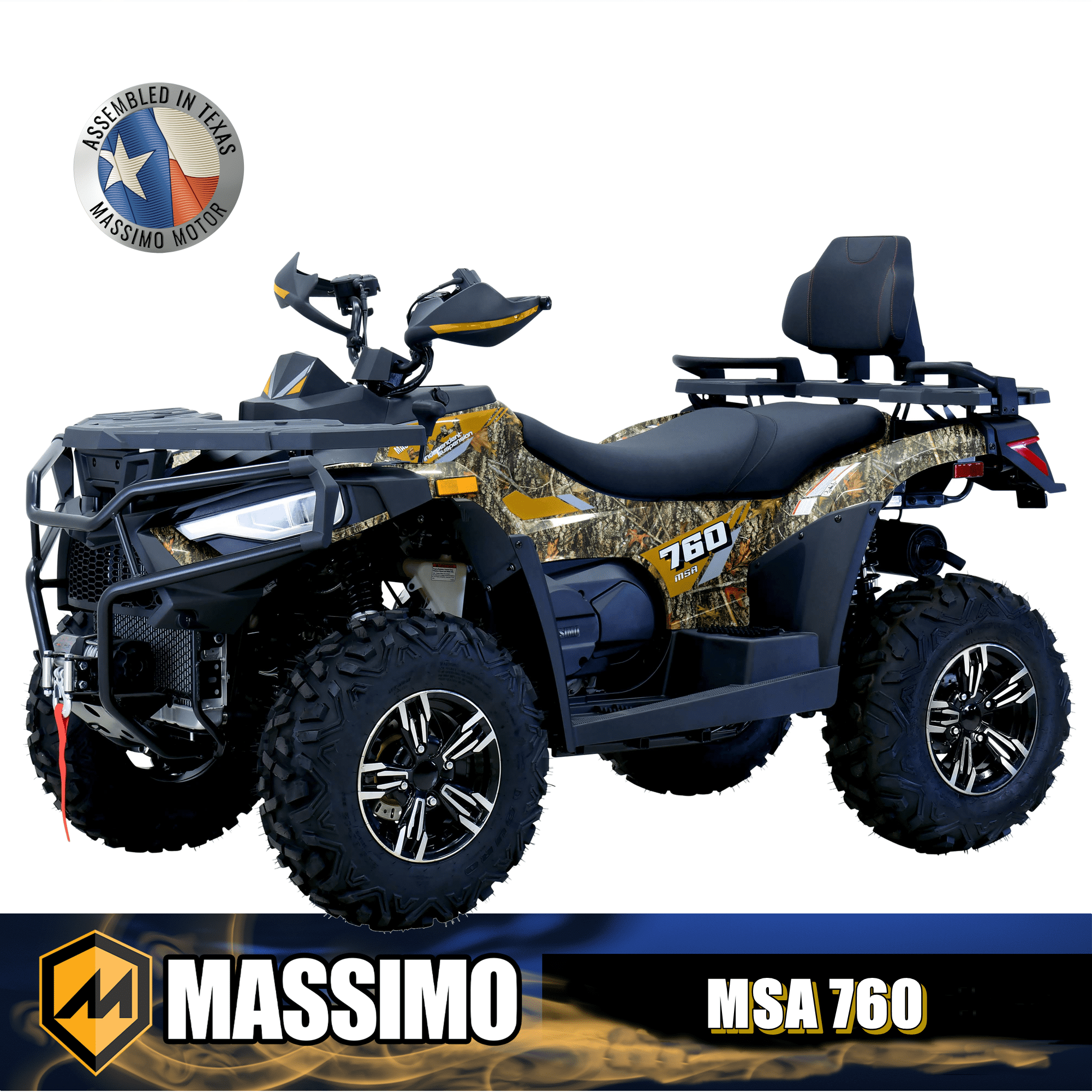 Massimo Motor ATV, Quad 585cc 45 HP EFI 4 Stroke, Gas