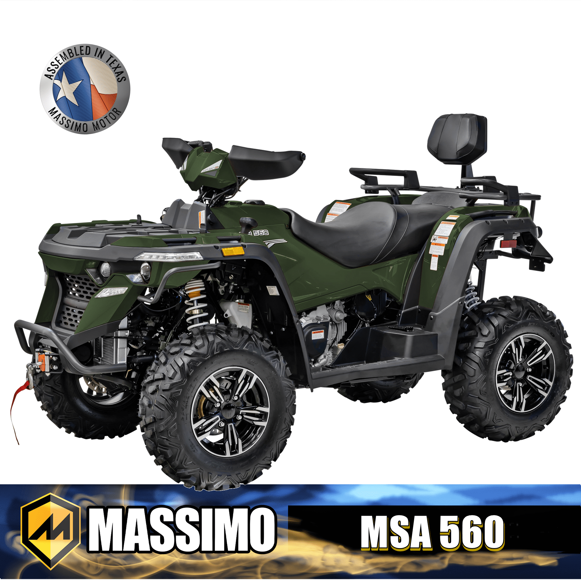 Massimo Rugged 33HP 493cc 4 Stroke Side-by-Side ATV MSA 560 Massimo Rugged 33HP 493cc 4 Stroke Side-by-Side ATV MSA 560