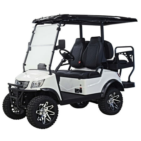Massimo Golf Cart MVR2X 4 Passenger 48V 5kW - WHITE