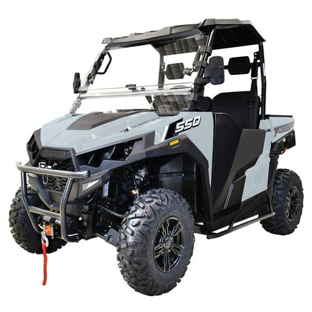 Massimo T-BOSS 550 UTV 4WD Side by Side 493cc Engine, 33 HP, Touchscreen Display - Gray