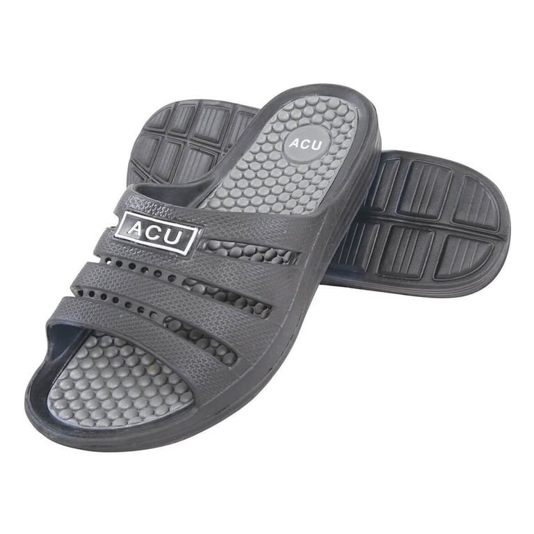 Massing Comfort Slides, Waterproof Slip On Sandals, Black  display picture 1