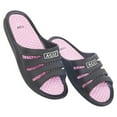 thumbnail image 1 of Massing Comfort Slides, Waterproof Slip On Sandals, Womens, Size 9 Black/Pink, 1 of 2
