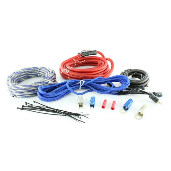 Massive Audio 4 AWG Full Wire Kit Silver Tinned 100% O2 Free Pure Copper