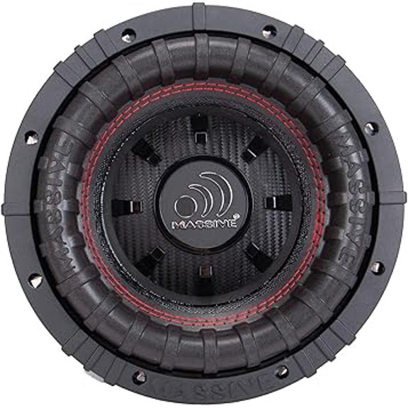 Massive Audio GTR84 8-Inch Dual 4 Ohm Car Subwoofer