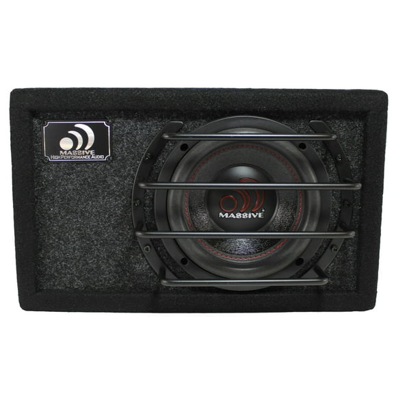 Massive Audio BG6 6.5" Loaded Subwoofer 500W Dual 2 Ohm Ported Enclosure