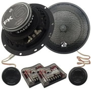 Massive Audio FK6-6.5 Inch, 320 Watts Max Hi Quality Component Speakers, FK Series, 20mm Aluminum Dome Ferro Fluid, 12dB LinkwitzRiley Crossover, 4 Ohm Sold AS Pair