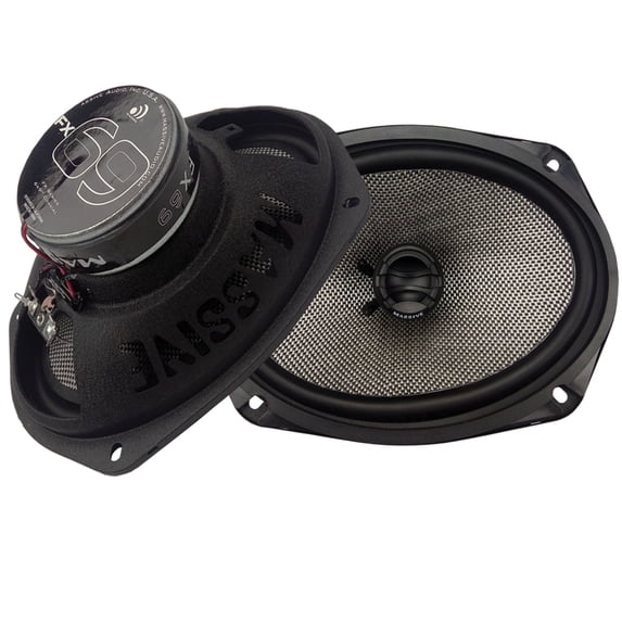 Massive Audio FX69 FX Series 6-Inch X 9-Inch 75-Watt-RMS 2-Way Coaxial Speakers