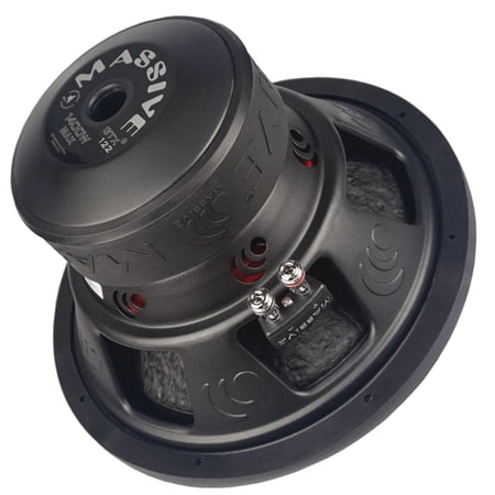 Massive Audio GTX 122 Series 12-Inch 700-Watt-RMS Dual 2-Ohm Subwoofer