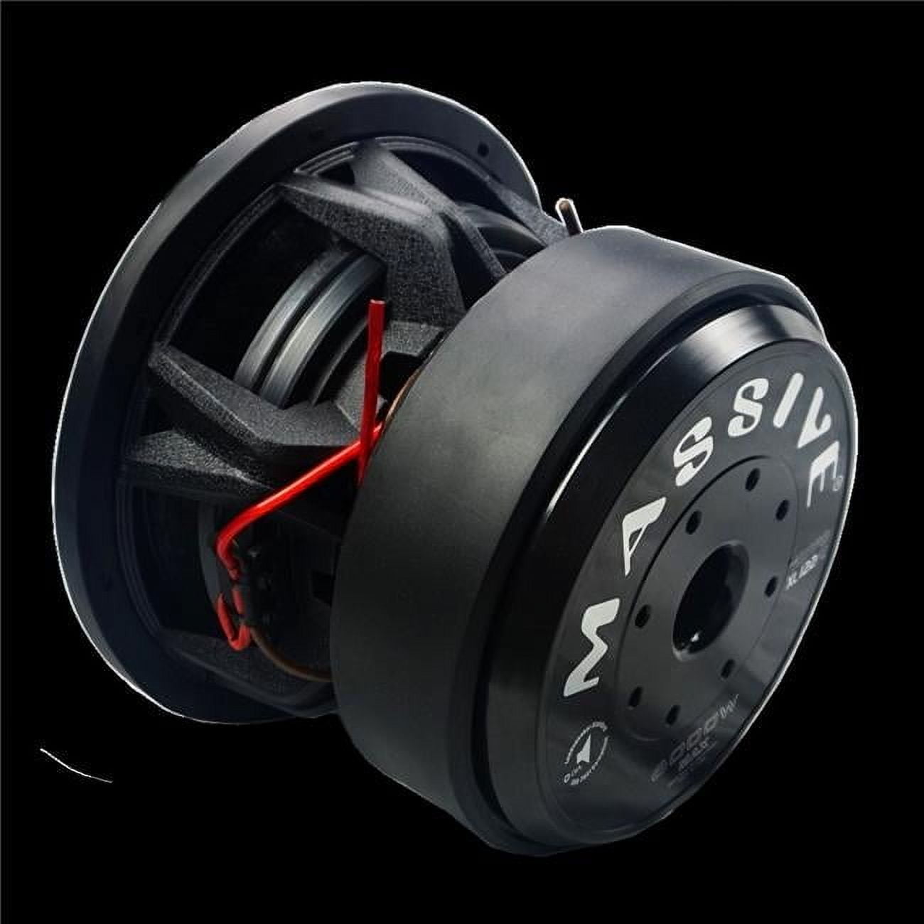 Massive Audio HippoXL152R 15" 3000W RMS Subwoofer, 6000W Peak, Dual 2 Ohm