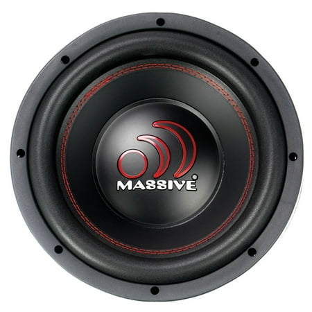 Massive Audio MMA 104 Series 10-Inch 500-Watt-RMS Dual 4-Ohm Subwoofer