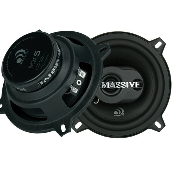 Massive Audio MX5 MX Series 5.25-Inch 40-Watt-RMS 2-Way Coaxial Speakers