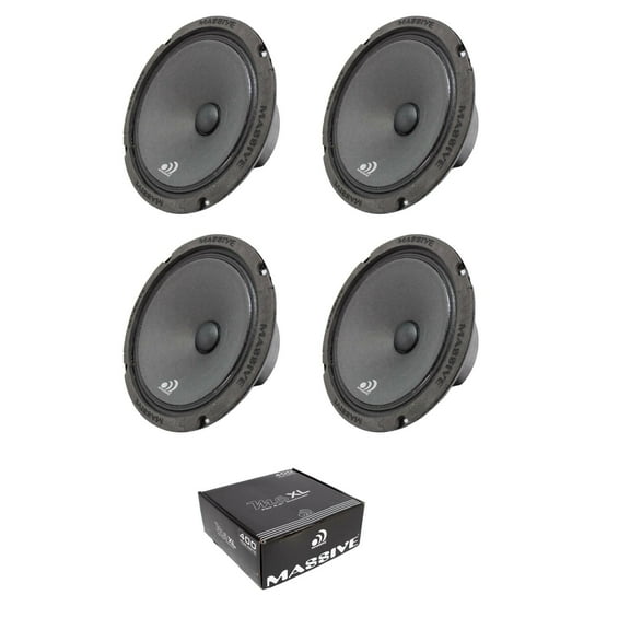 Massive Audio Pro 6.5" 280 Watts Mid-Range Speaker 8 Ohm Closed Back M6C New