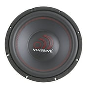 Massive Audio Pro Car Sound TKO124 12 Inch Dual 4 Ohm 600 Watt Subwoofer