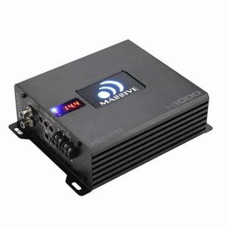 Massive H1000 1050W RMS 1 Ohm Mono Block Hippo Series Amplifier