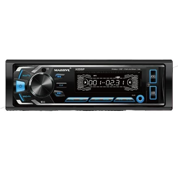 Massive H2DSP Single Din Head Unit with Digital Signal Processor