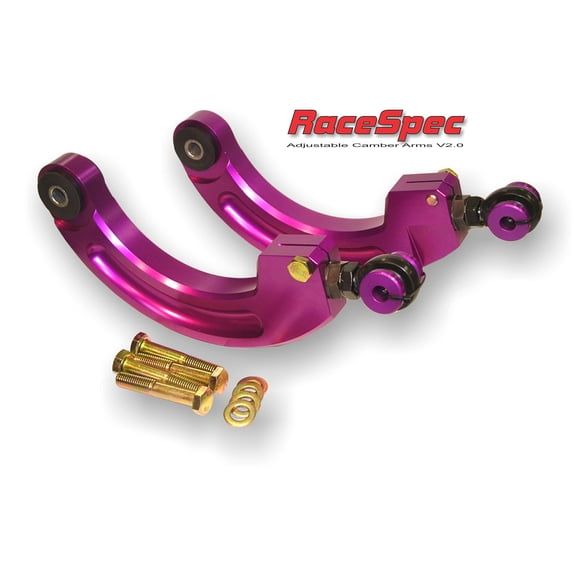 Massive MADE in USA RaceSpec Adjustable Camber Control Arms Rear Set Compatible with Ford Focus 2000-2018 ST RS SVT Mazda 3 5 Mazdaspeed 2003-2013 Kit
