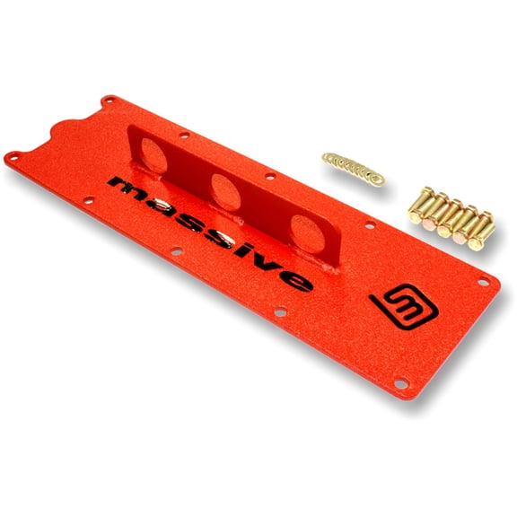 Massive Speed Engine Made in USA! Lift Plate Compatible with GM LSX LS1 Hoist Picker Crane 4.8 5.3 5.7 6.0 7.0 Gen III LQ4 LQ9 LS LS6 LM7 LR4 L59 L33 (Wrinkle Red)