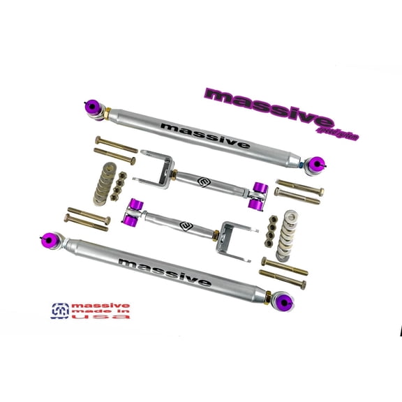 Massive Speed RaceSpec Upper and Lower Control Arm Kit 71-96 GM B Body