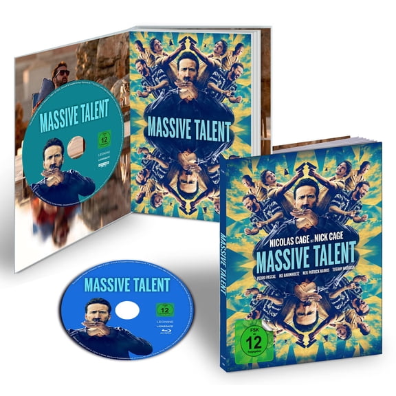 Massive Talent - UHD Mediabook Lim. (4K Ultra HD) Cage Nicolas Pascal Pedro Nicolas Cage