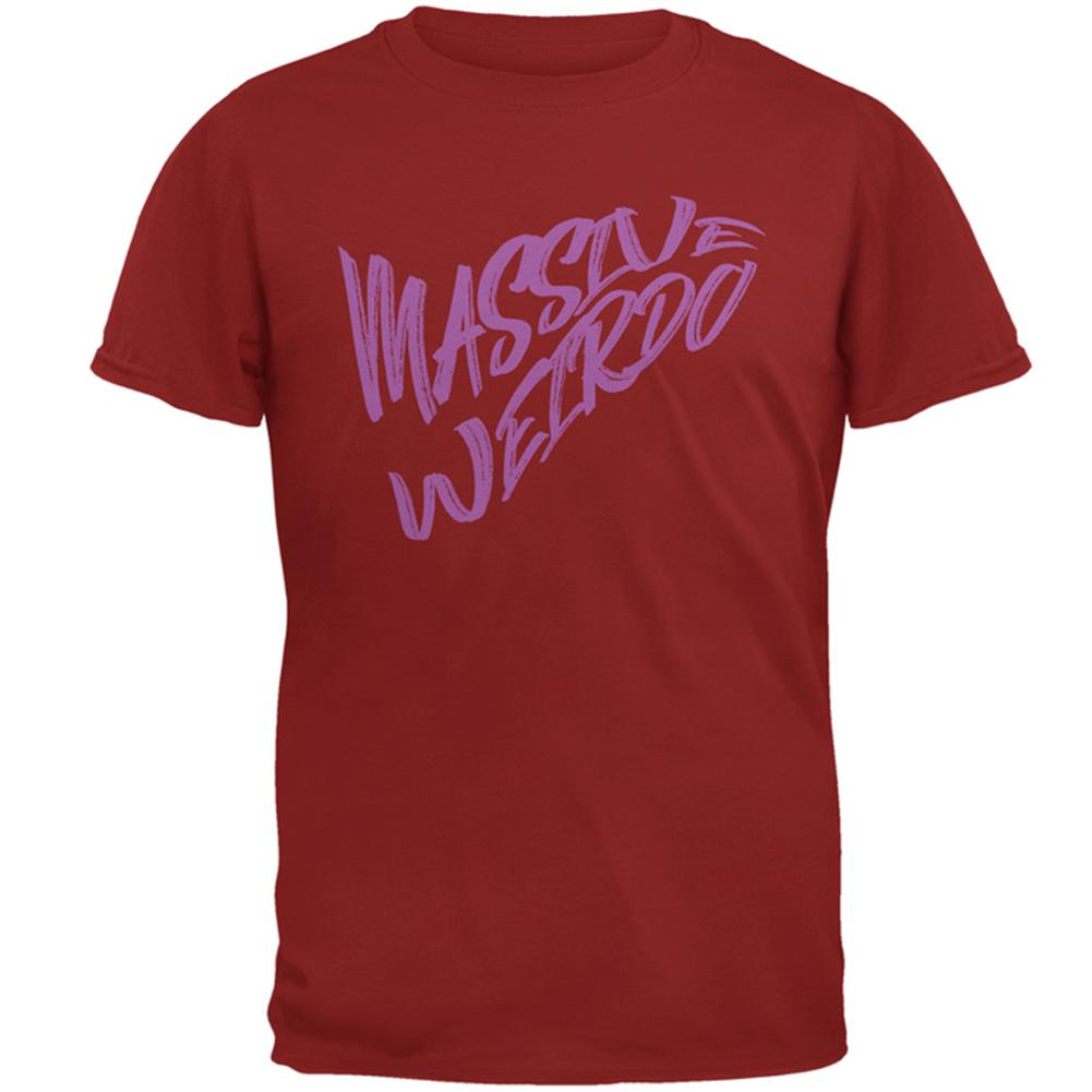 Massive Weirdo Mens T Shirt Cardinal Red LG - Walmart.com