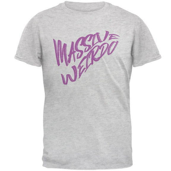 Massive Weirdo Mens T Shirt Light Heather Grey 2XL