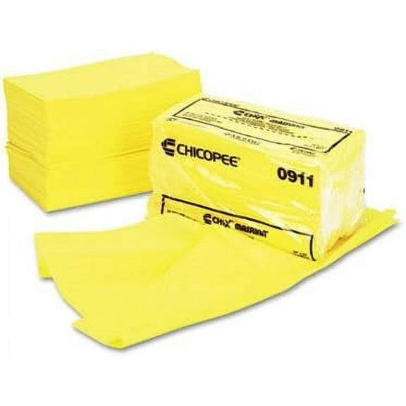 Masslinn Dust Cloths, 24 x 24, Yellow, 50/Bag, 2 Bags/Carton