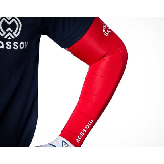 Massov Men's Full Length Sleeve, Red, Small/Medium