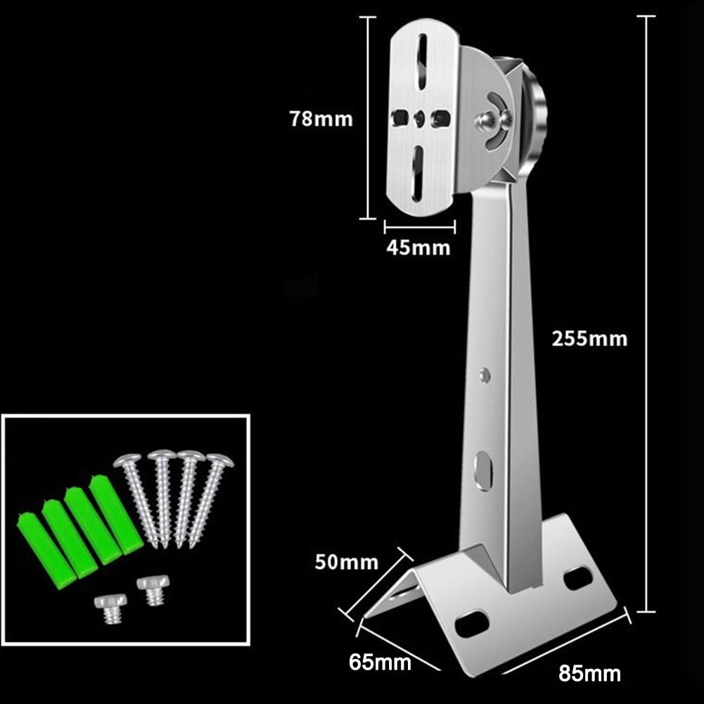 Mast Mount Camera Wall Mount Bracket Vertical Pole Stainless Steel