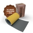 thumbnail image 1 of MastaPlasta Instant Leather Repair Tape GRAY 60 x 4 in (150cm x 10cm). Self-Adhesive Repair for Sofas, Chairs, Car Seats, Bags and More. Fast, Easy Upholstery Repair on a Roll, 1 of 5
